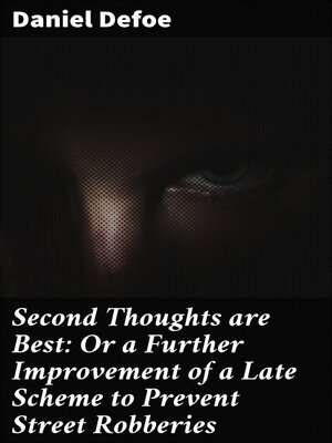cover image of Second Thoughts are Best